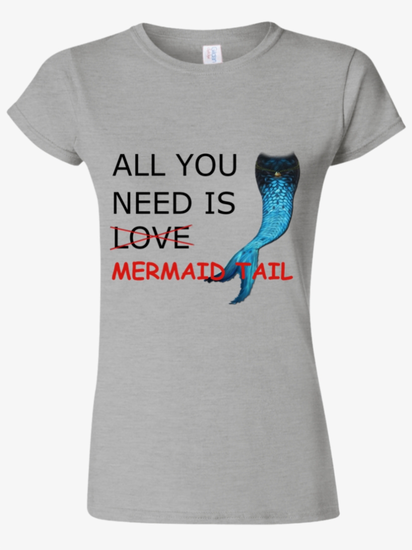 All You Need Is Mermaid Tail - Hello Kitty Tshirt, transparent png #4338529