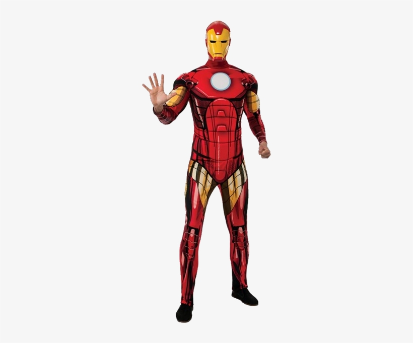 Iron Man - Deluxe Iron Man Costume, transparent png #4339049