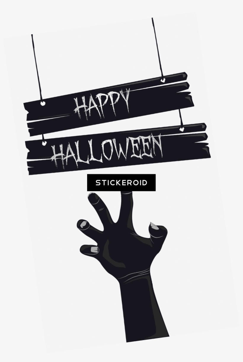 Happy Halloween - Happy Halloween Text Png, transparent png #4339609