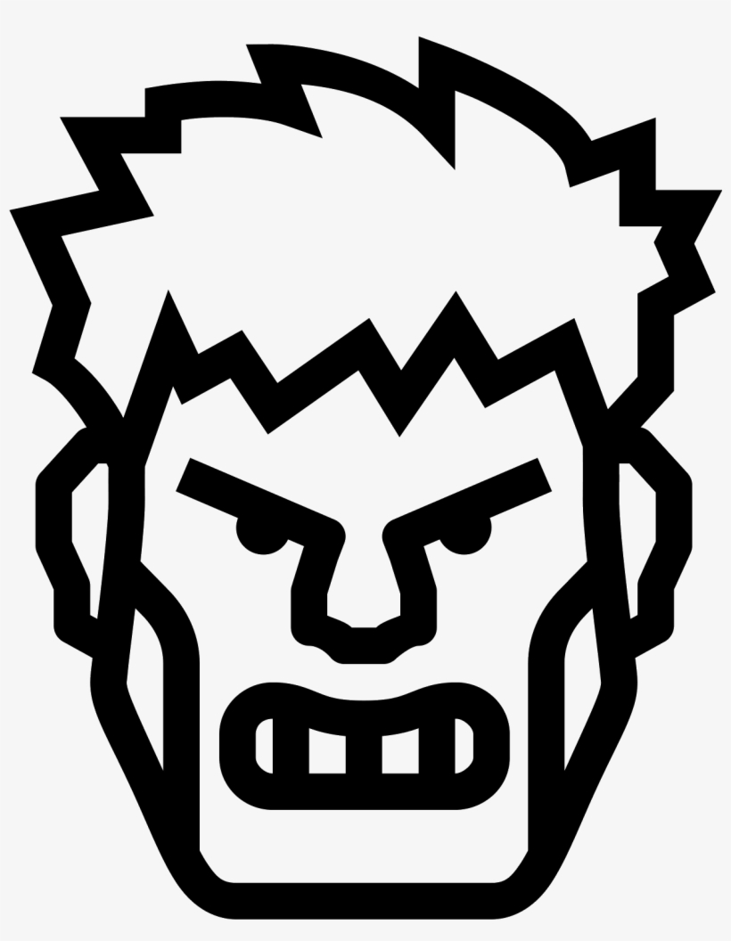 Hulk Icon, transparent png #4339736