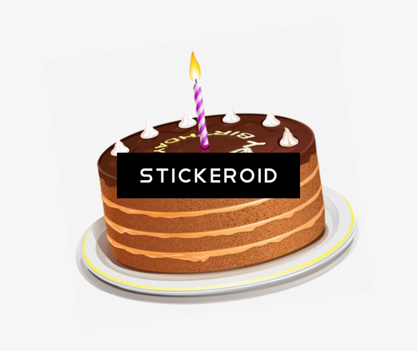 Birthday Cake - Chocolate Birthday Cake Png, transparent png #4340316