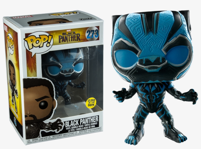 Black Panther Glow In The Dark Pop, transparent png #4340408