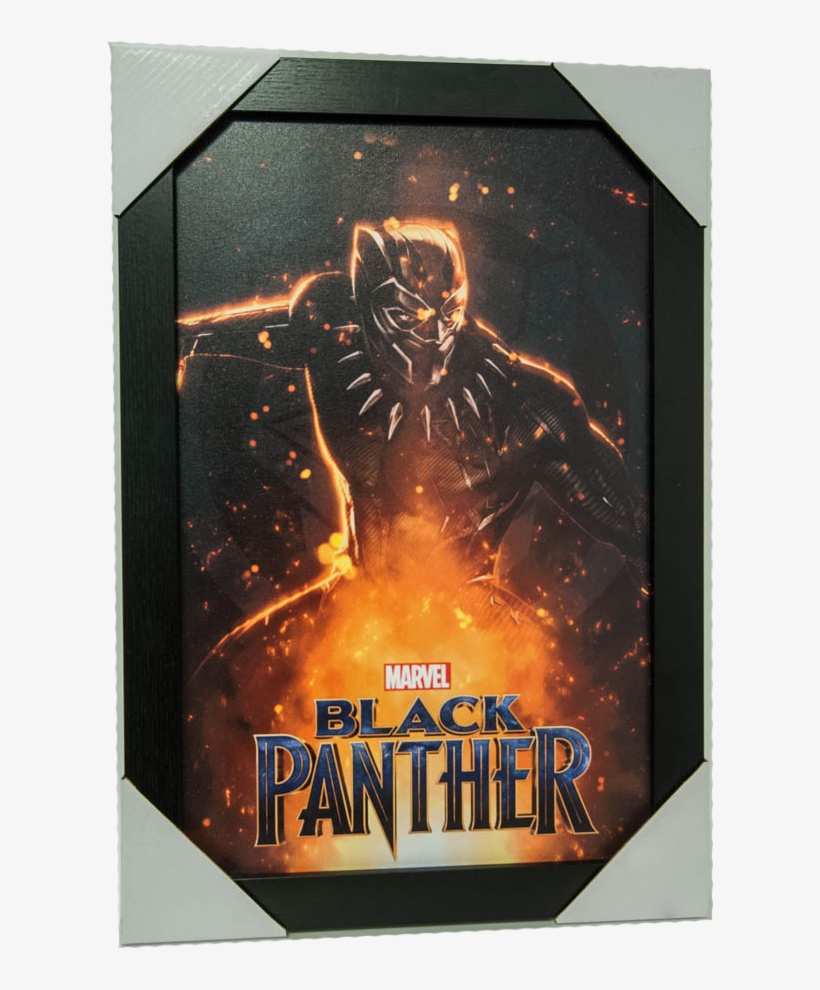 Poster Framed Black Panther Spark - Film, transparent png #4340534