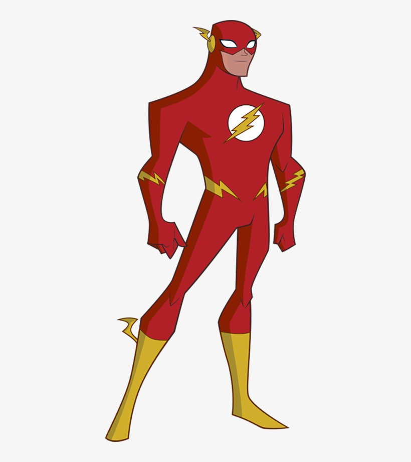 Flash Cartoon Justice League, transparent png #4340927
