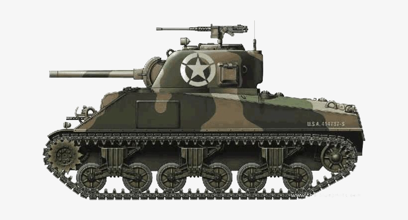 Tank Transparent - Sherman In Red Army, transparent png #4341022