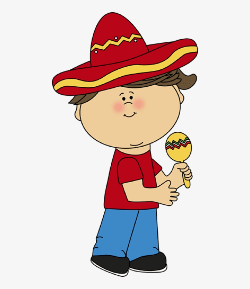 Download Girl With A Maraca - My Cute Graphics Spanish, transparent png #4341394