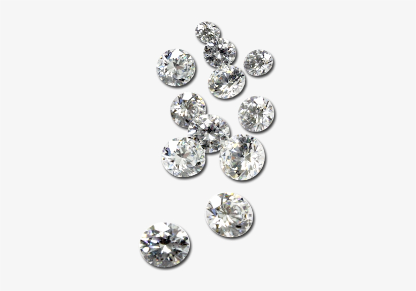 A Pile Of Assorted Round Diamonds, Oceanside Jewelers - Pile Of Diamonds Clipart, transparent png #4341398