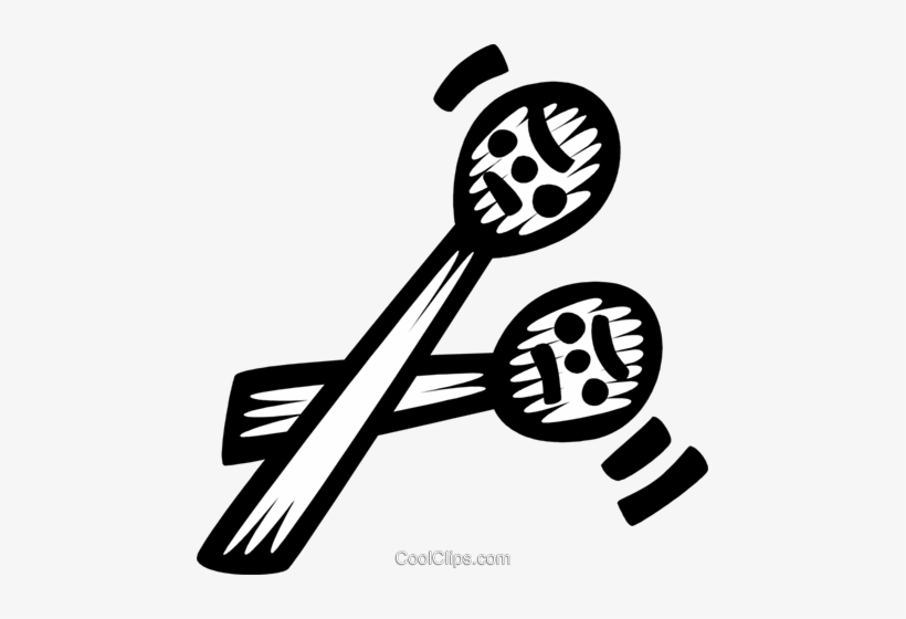 Maracas Royalty Free Vector Clip Art Illustration, transparent png #4341587