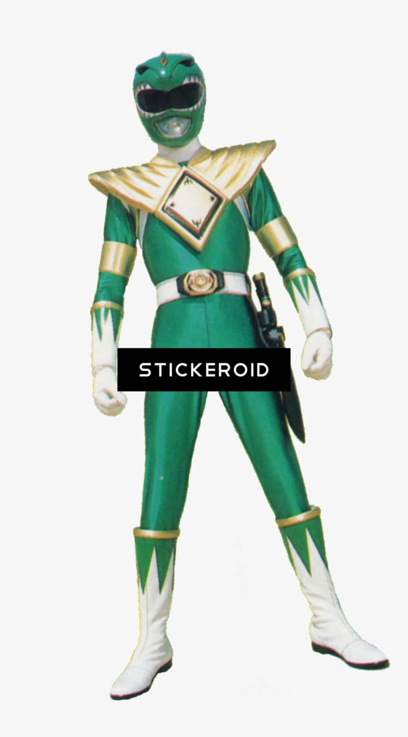 Power Rangers - Fantasia Power Rangers Verde, transparent png #4341925
