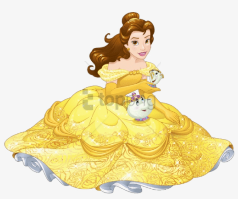 Belle And Beast Beauty Cartoons Disney Princess The - Disney Princess Png Transparent, transparent png #4342256
