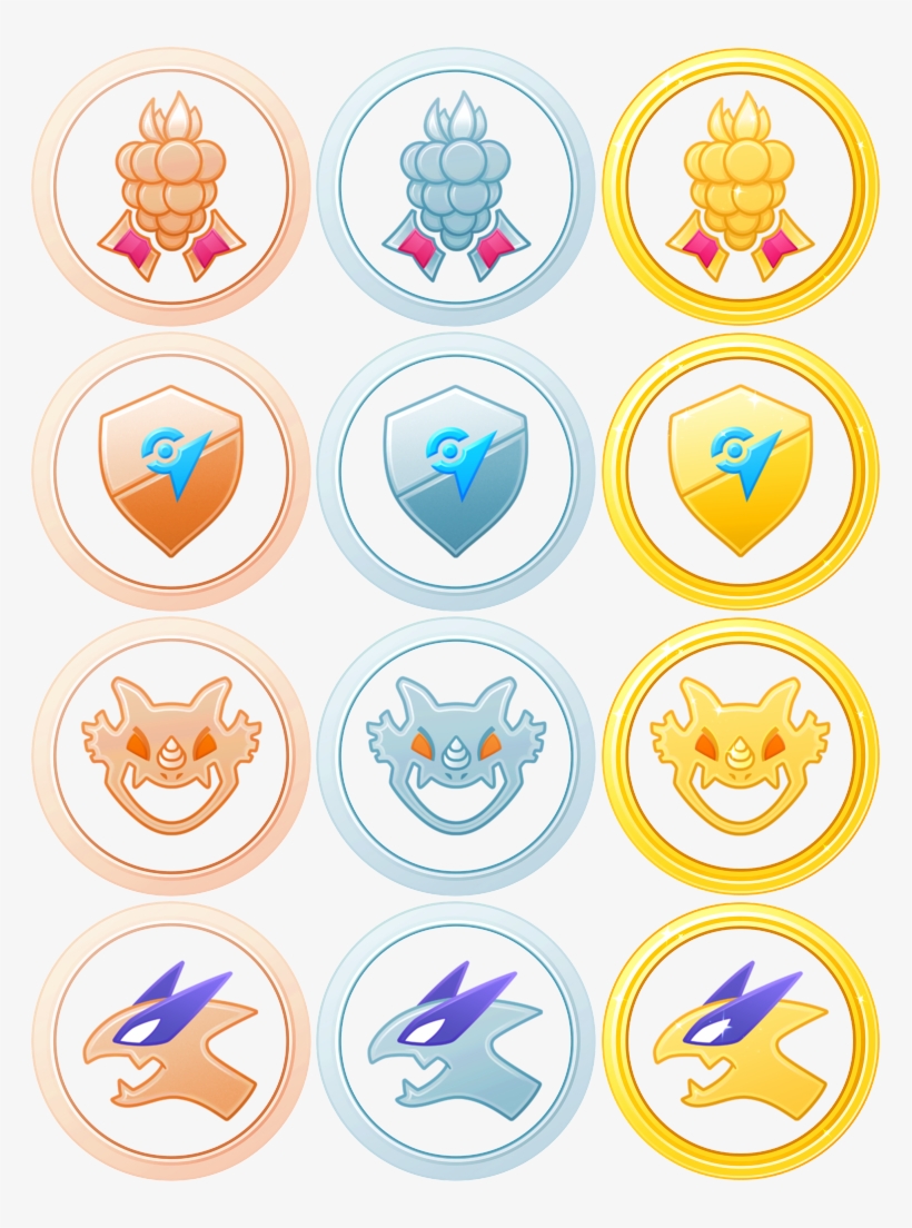 Photonew Raid Medals - Pokemon Go Raid Medal, transparent png #4342372