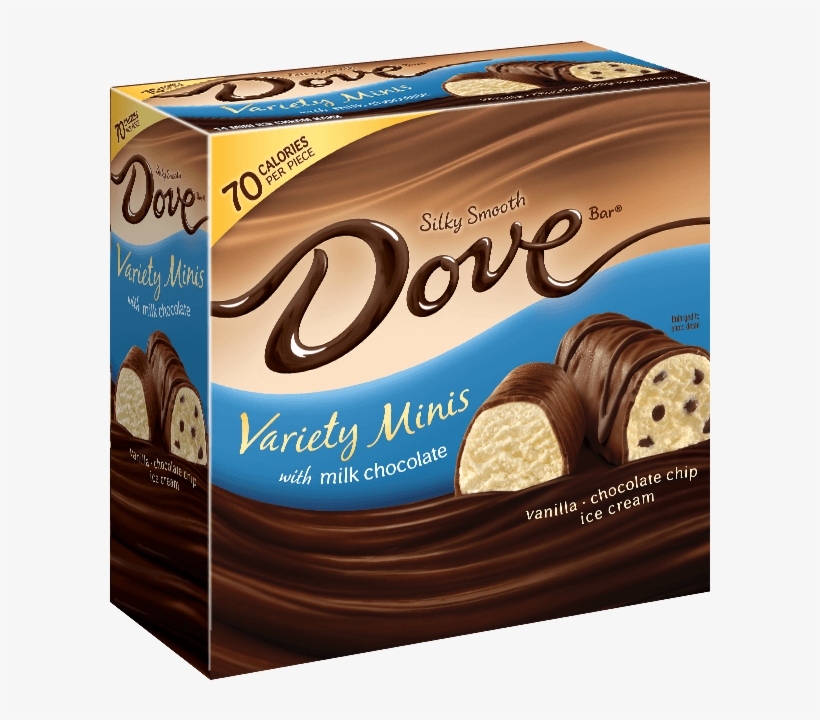 Dovebar® Miniatures Variety Pack With Milk Chocolate - Dove Minis, transparent png #4342406