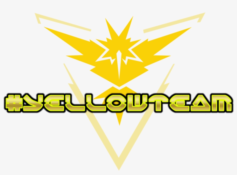 Pokemon Go Shirt Decal By Graysogoodwn - 3 X Yellow Team Mystic Pokemon Go Decal Graphic Vinyl, transparent png #4342438