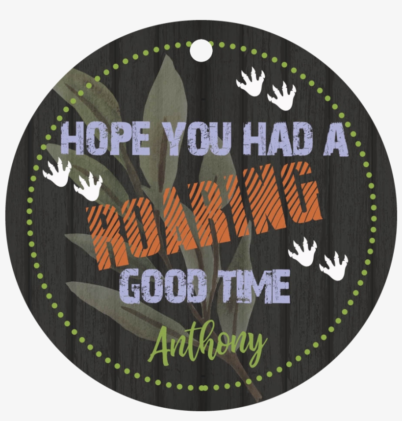Dinosaur Gift Tag With Hole - Poznań Town Hall, transparent png #4342567