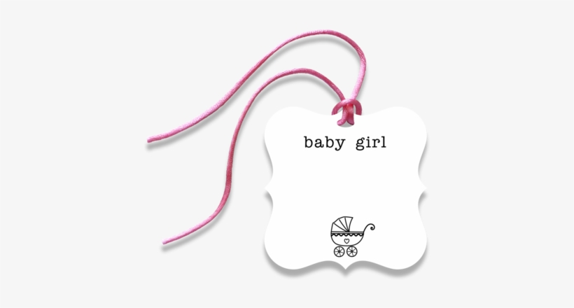 Baby Girl Gift Tag - Gift, transparent png #4342649