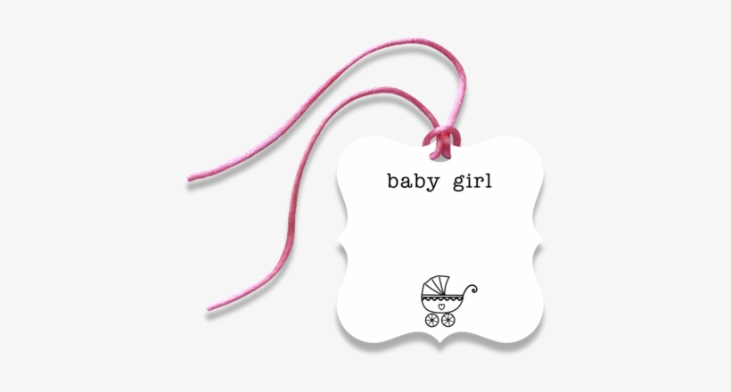 Baby Girl Gift Tag - Gift, transparent png #4342649