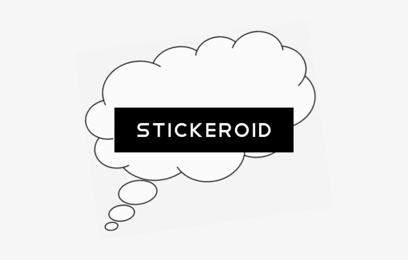 Text Bubble Clipart - Line Art, transparent png #4342808