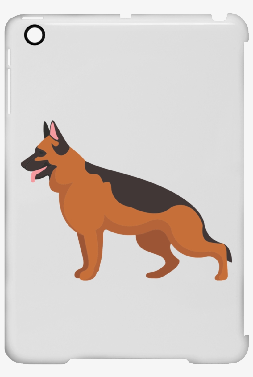 German Shepherd Illustration Ipad Mini Clip Case - Samsung Group, transparent png #4343168