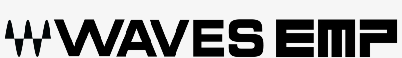 Download Waves Emp Logo Black - Waves Audio, transparent png #4343352