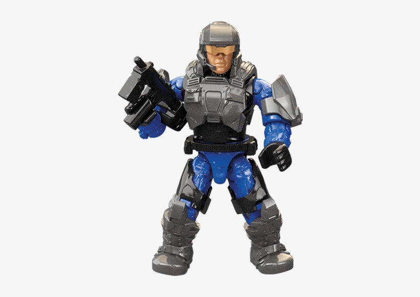 Halo Micro Action Figures Stormbound Series Marine - Action Figure, transparent png #4343414