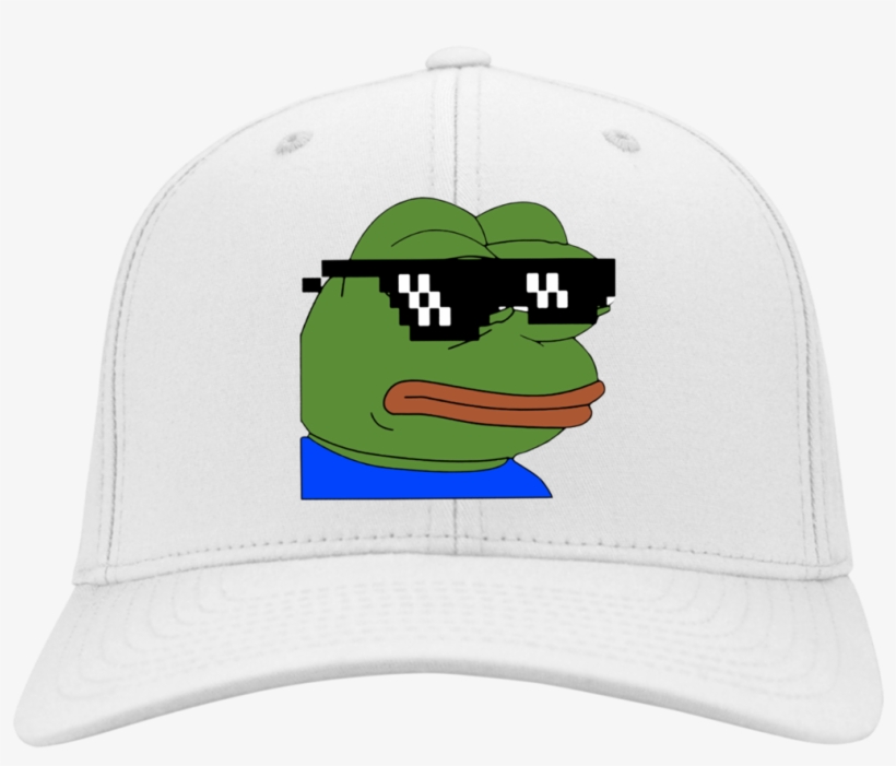 Pepe Thug Life Glasses Hat - Dank Pepe The Frogs, transparent png #4343577