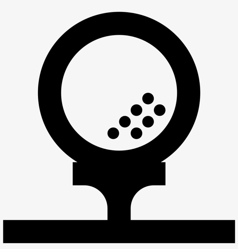 Golf Ball Icon - Tee, transparent png #4344111