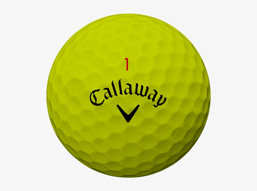 Callaway Chrome Soft Golf Balls - Callaway Chrome Soft X Yellow 2018, transparent png #4344199