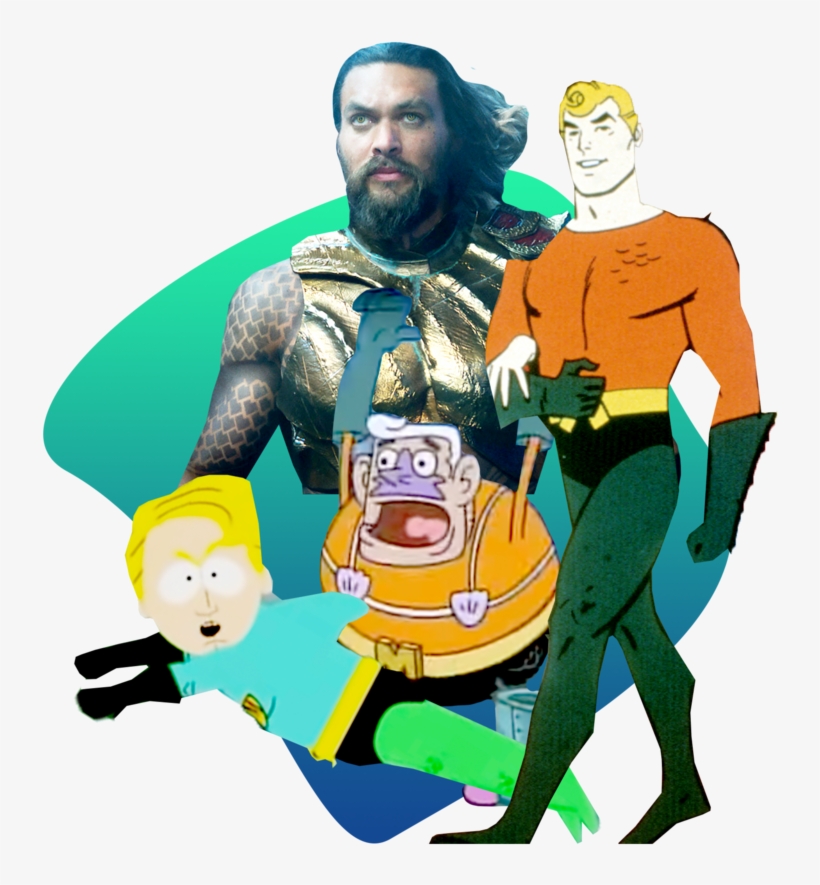 South Park, Aquaman, Super Friends, Spongebob - Aquaman, transparent png #4344727