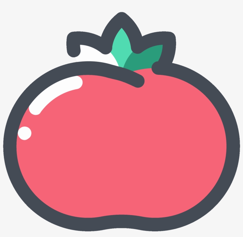 Red Tomato Icon - Tomate Icon, transparent png #4345001