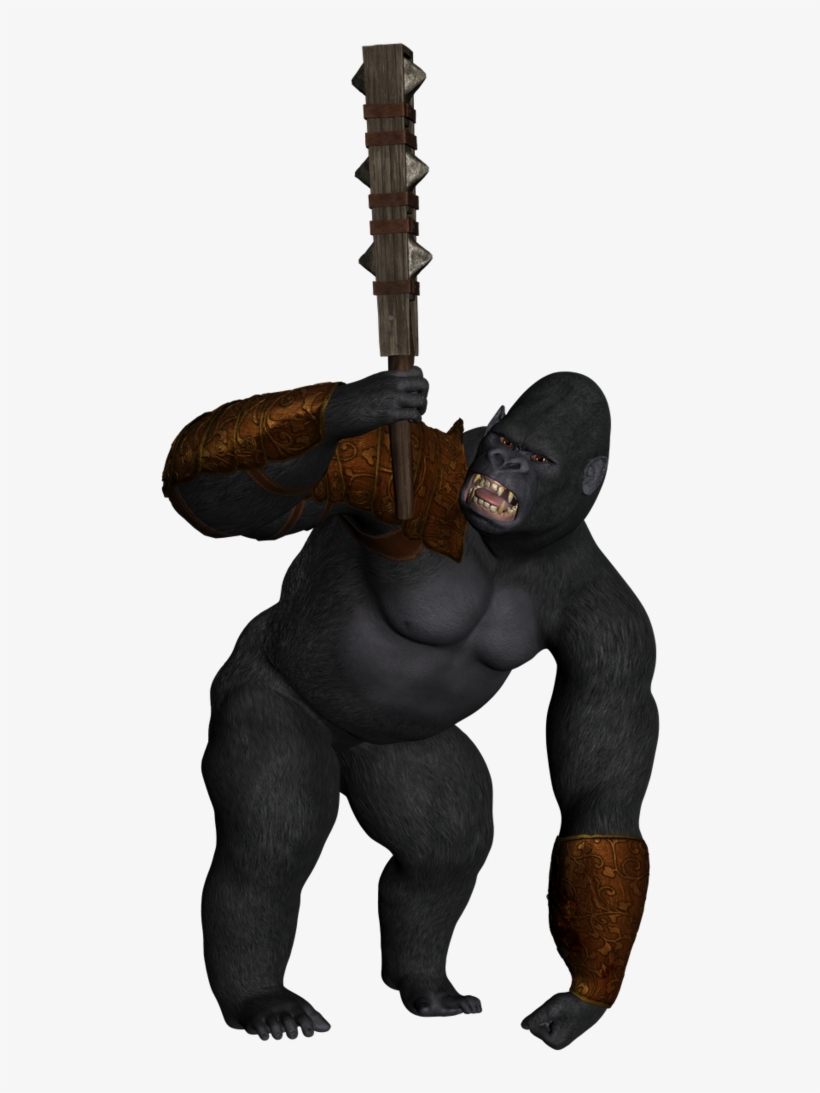 Image - Cool Gorilla In Armor, transparent png #4345003