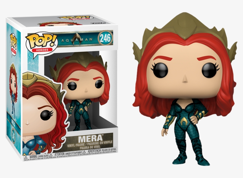 תמונה של Aquaman Movie Mera Pop - Funko Pop Aquaman Movie, transparent png #4345327