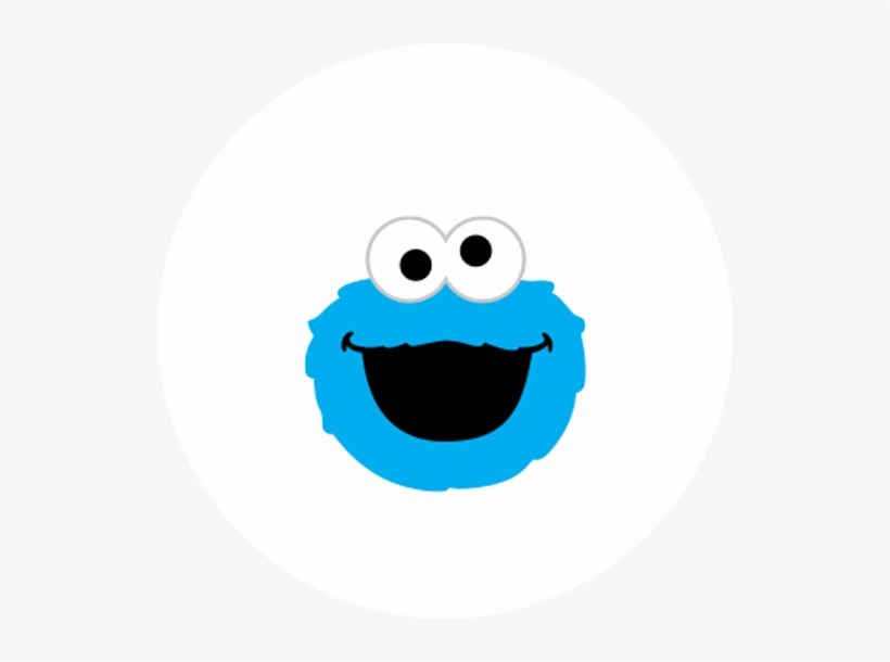 Cookie Monster - Sesame Street Cookie Monster Plate, transparent png #4345482