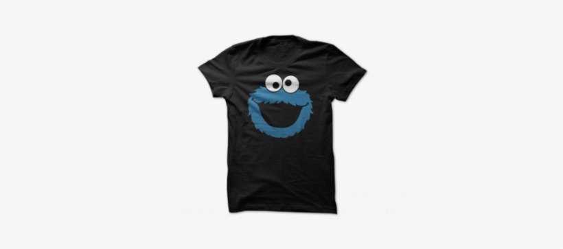 Cookie Monster Tee, T-shirts - Poland Hungary T Shirt, transparent png #4345512