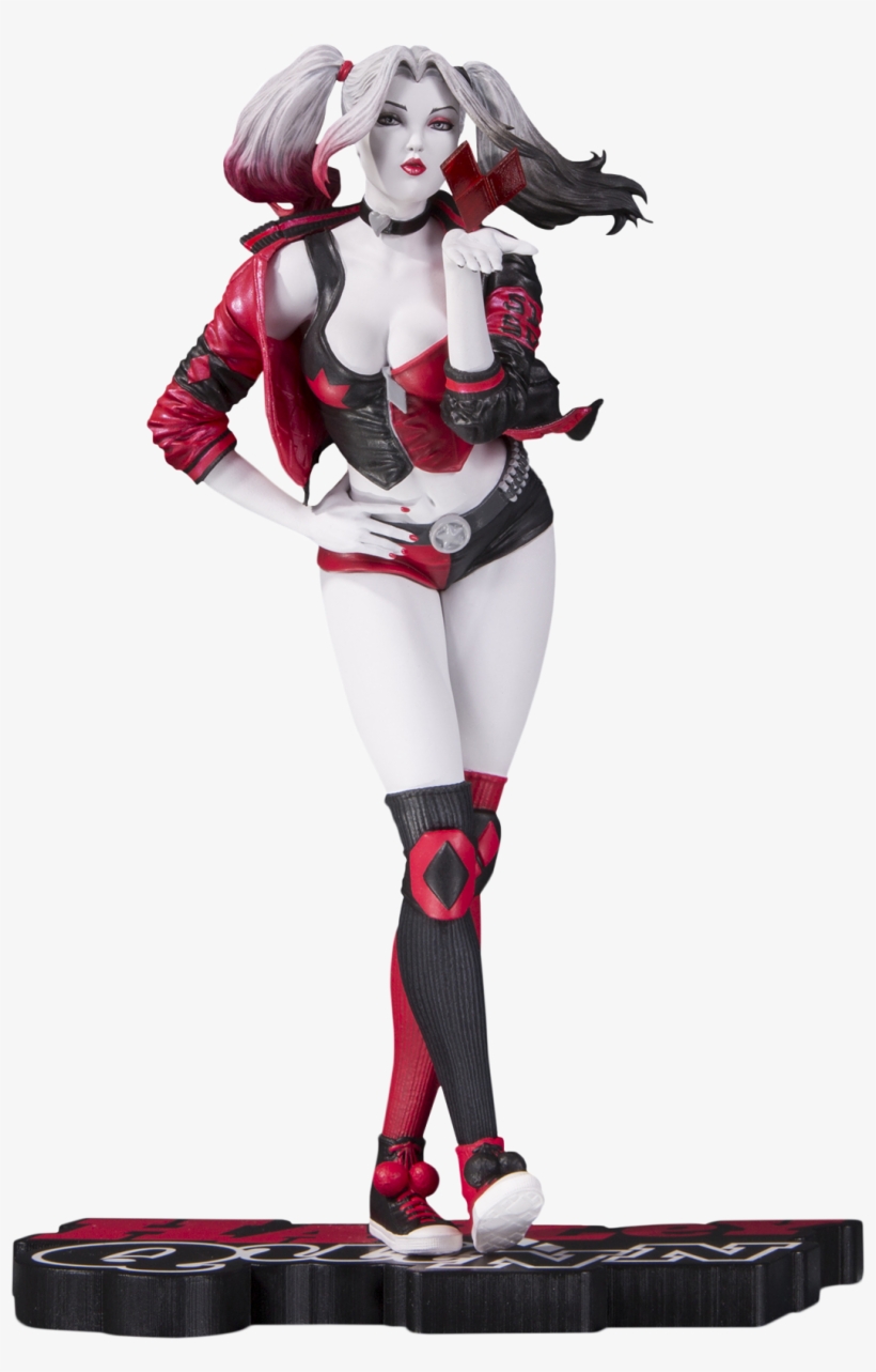 Batman - Harley Quinn Red And Black Costume, transparent png #4345593