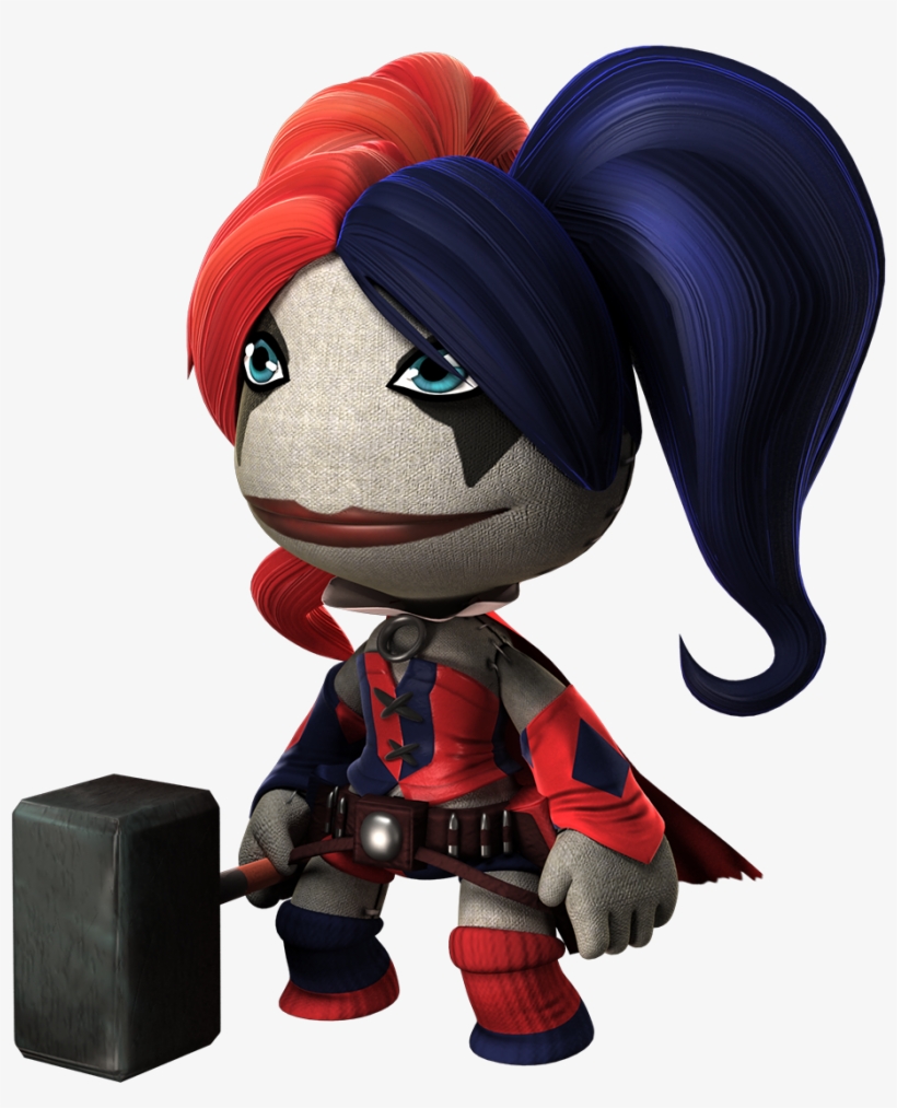 13 55 56 371 Harleyquinnperspective - Little Big Planet Harley Quinn, transparent png #4345631