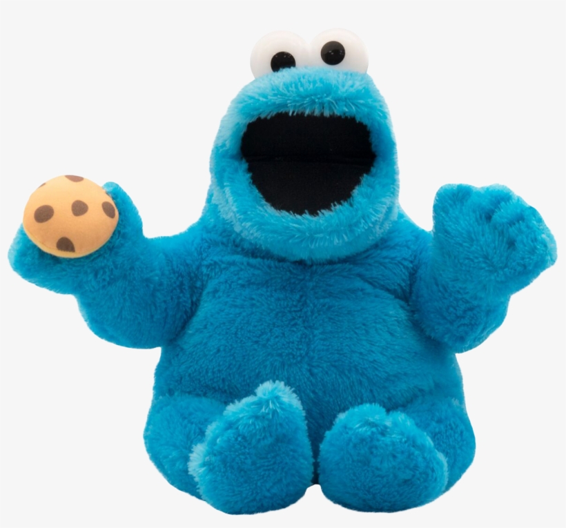 Sesame - Sesame Street Talking 123 Cookie Monster Plush, transparent png #4345701