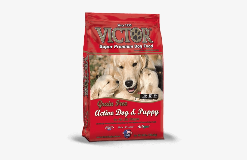 Victor Active Dog And Puppy - Victor Dog Food Active Dog And Puppy, transparent png #4346560