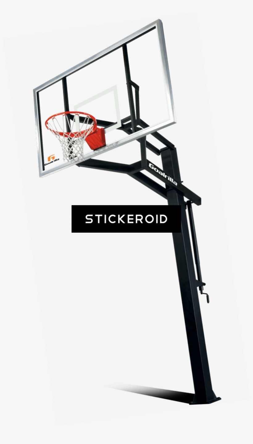 Basketball Hoop Stand - Goalrilla Glr Gsi 72" Basketball System With Pole Pad, transparent png #4346658