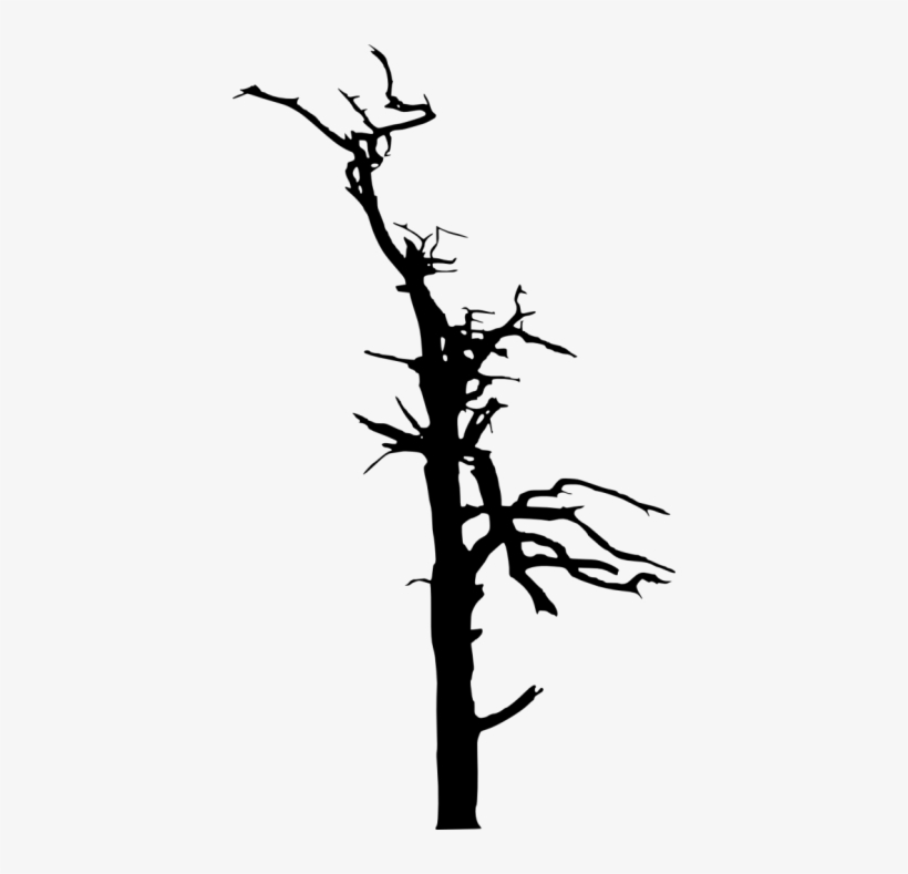 Dead Tree Silhouette - Portable Network Graphics, transparent png #4347556