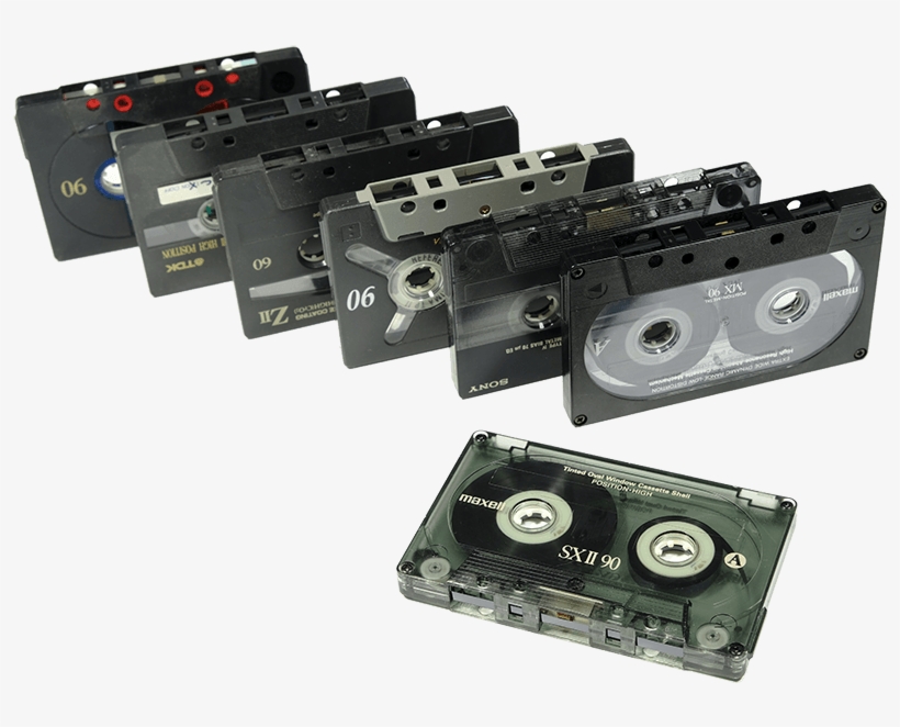 Audio Cassette Tape Transfer To Cd And Mp3 - Magnetic Tape, transparent png #4347881