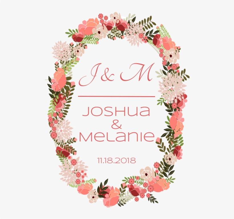 Floral Wreath - Notebook Journal Dot-grid,graph,lined,blank No Lined, transparent png #4348623