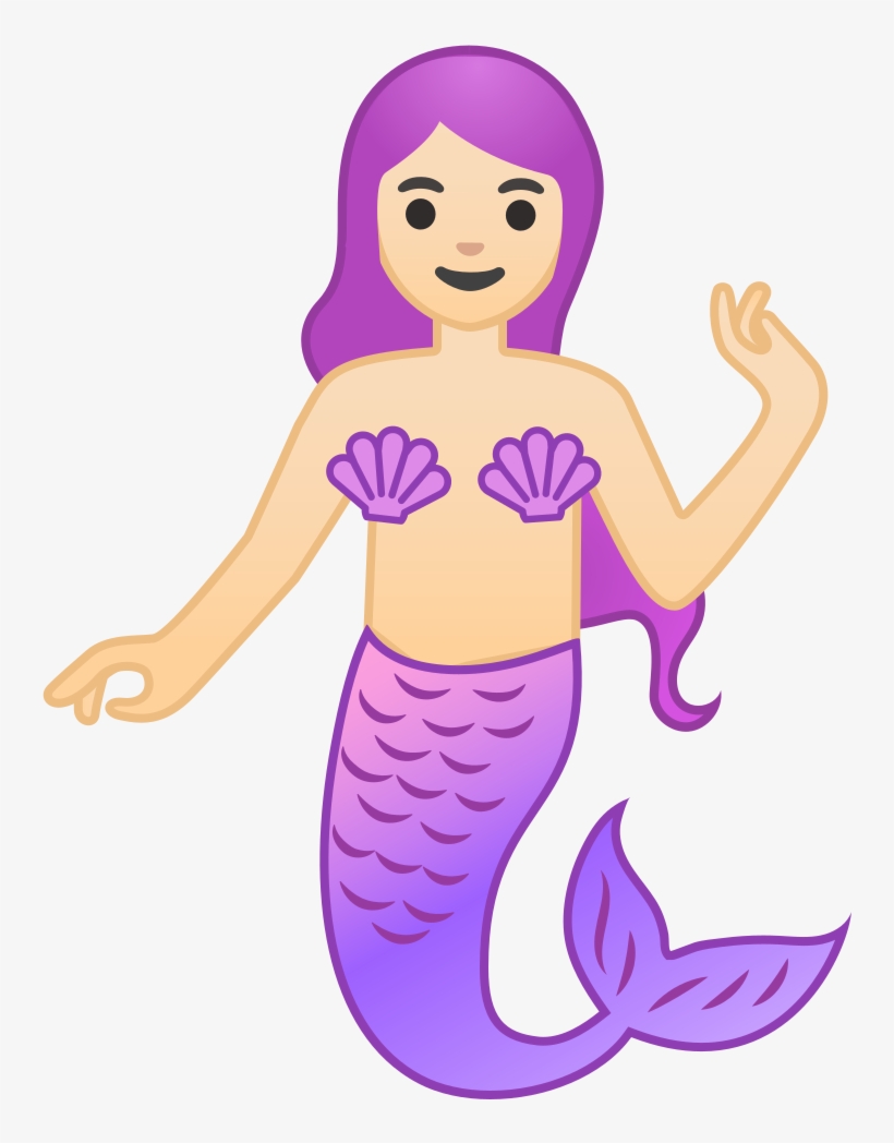 Download Svg Download Png - Mermaid Emoji Dark Skin, transparent png #4348717