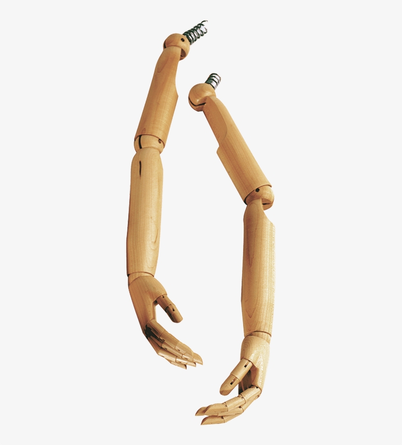 Wooden Articulated Arms/hands Female Item - Transparent Wooden Hands Png, transparent png #4349195