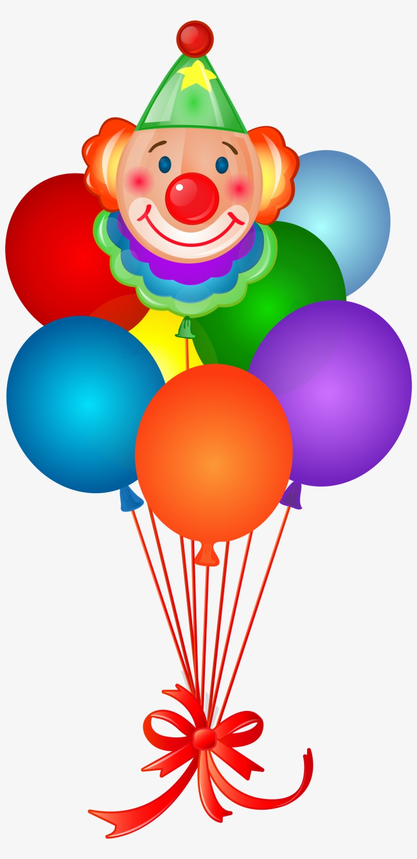 Clown With Balloons Png - Gambar Balon Ulang Tahun, transparent png #4349381