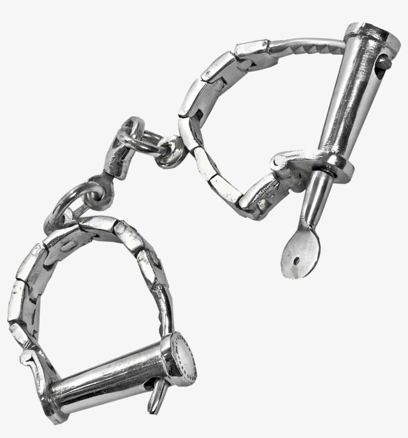 Silver Handcuffs Png Background Image - Portable Network Graphics, transparent png #4350014