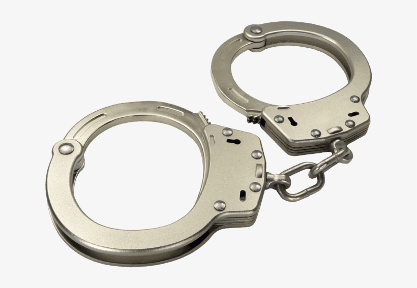 Lightweight Police Handcuffs From Aircraft Duraluminum - Hand Cuffs, transparent png #4350090