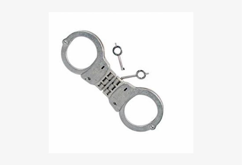 S&w 300 Hinged Handcuffs Nickel, transparent png #4350206