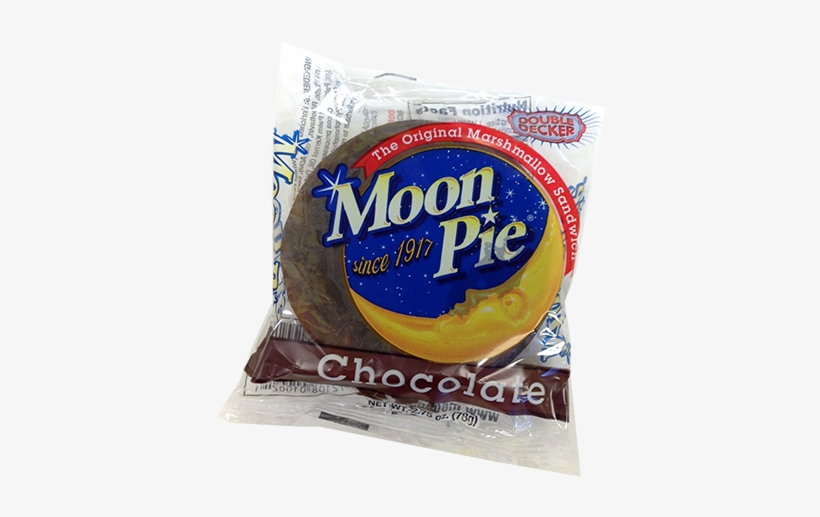 Double Decker Chocolate Moonpie - Moon Pie Chocolate 2.75 Oz (78g), transparent png #4350254