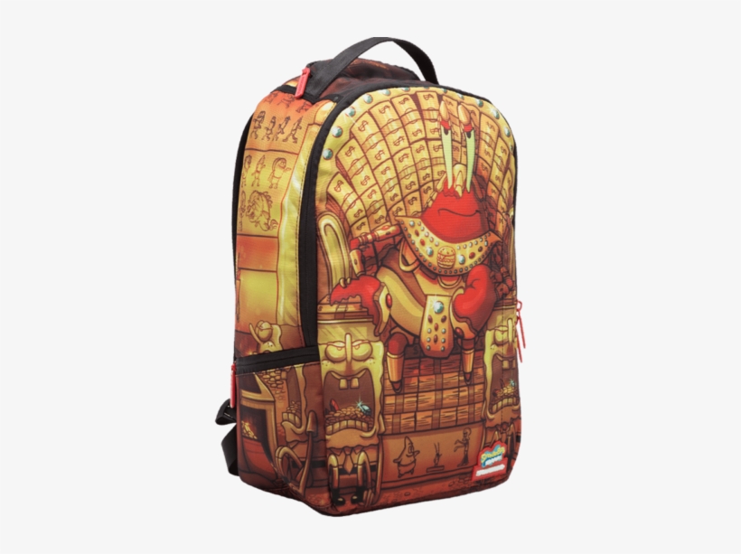 Sprayground Mr Krabs Pharoah Angle - Spongebob Mr. Krabs Pharoah, transparent png #4350419