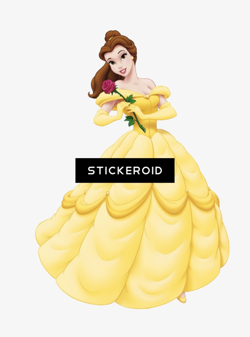 Belle And Beast Beauty Cartoons Disney Princess The - Belle E La Bestia, transparent png #4350704